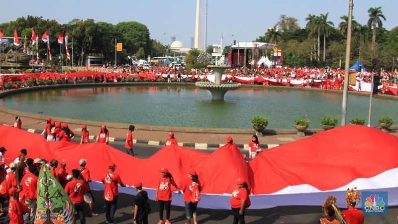 Pesta rakyat untuk merayakan pelantikan presiden dan wakil presiden terpilih.