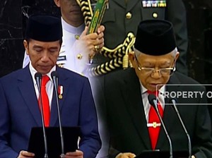 Ucapkan Sumpah, Jokowi-Ma'ruf Sah Jadi Presiden & Wapres RI