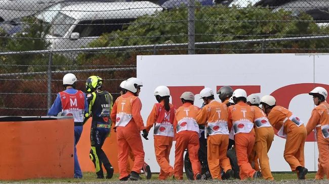 Rossi Cemburu Lihat Kemenangan Marquez di MotoGP Jepang