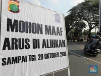 Jelang Pelantikan Jokowi-Amin, Ini Suasana Jakarta Terkini