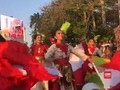 VIDEO: Lenggok Ratusan Penari Meriahkan Pesta Rakyat Jokowi