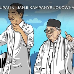 Menolak Lupa! Ini Janji Kampanye Jokowi-Ma'ruf