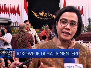 Duet Jokowi - JK di Mata Menteri