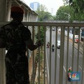 - Kondisi terkini di beberapa ruas jalan yang di alihkan dari Hotel Mulia menuju kecgedung DPR/MPR/DPR. 20/10/19, CNBC Indonesia / Tri Susilo - Pengamanan juga terlihat di samping gedung parlemen, para pengguna roda dua yang akan masuk ke dalam gedun