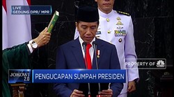 Detik-Detik Jokowi - Maruf Amin Ucap Sumpah