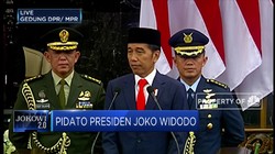 Ini Pidato Lengkap Jokowi Usai Pelantikan