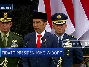 Ini Pidato Lengkap Jokowi Usai Pelantikan