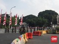 Akses ke Istana Dihalau Kawat Berduri, Polisi Jaga Ketat