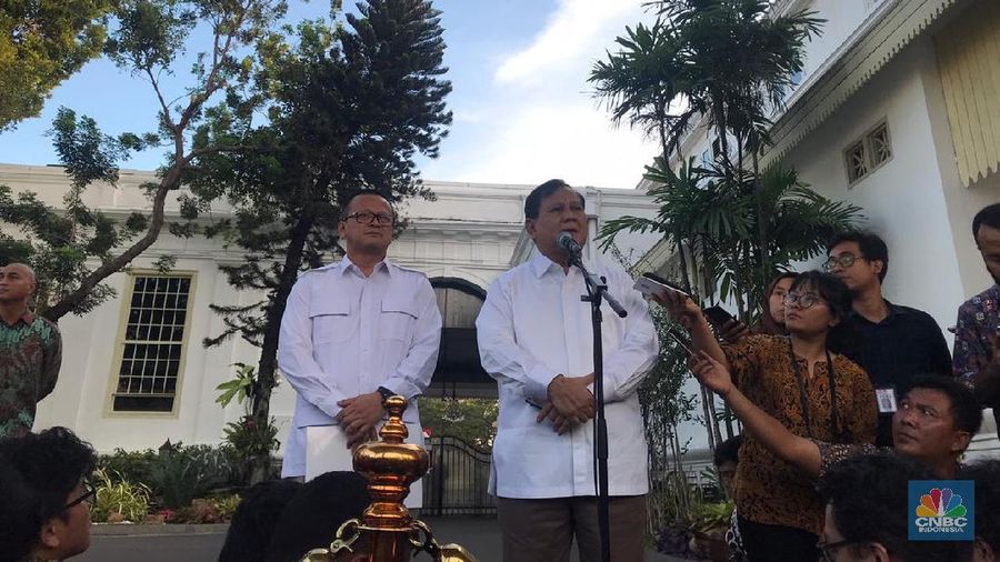 Prabowo dan Edhy sudah menemui Jokowi.