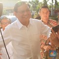 Calon Menteri Pertahanan, Prabowo Datang ke Istana