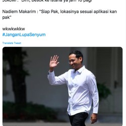 Driver Online Dukung Nadiem Makarim Jadi Menteri Jokowi