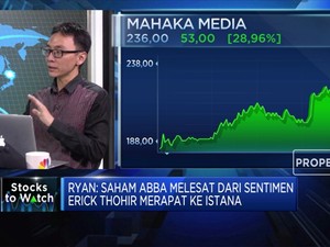 Erick Thohir Dipanggil Istana, Saham ABBA Meroket Naik