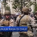 Aksi Unjuk Rasa Kenaikan Tarif Kereta di Chile