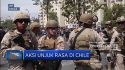 Aksi Unjuk Rasa Kenaikan Tarif Kereta di Chile