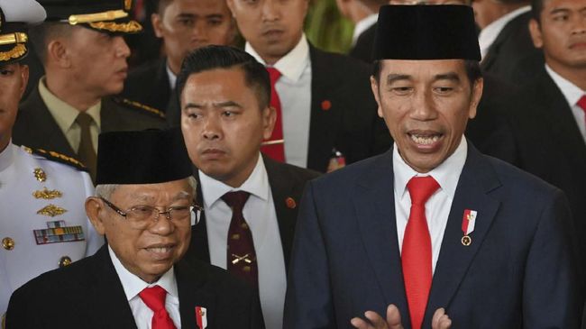 Ma'ruf soal Kabinet: Saya dan Pak Jokowi Juga Tidak Puas