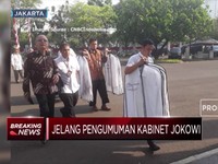 Jelang Pengumuman Kabinet, Kemeja Putih Masuk Istana