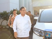 Berkemeja Putih, Prabowo dan Edhy Sambangi Istana Negara