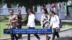 Eks Bupati Minahasa Selatan Christiany Eugenia Tiba di Istana