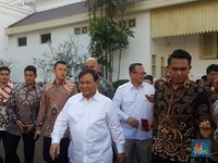 Ketemu Jokowi, Prabowo: Saya Diminta Bantu Urusan Pertahanan
