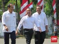 Pratikno, Fadjroel Rahman, Nico Harjanto Sambangi Istana