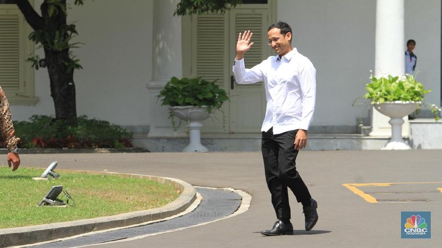 Nadiem Makarim (CNBC Indonesia/Tri Susilo).