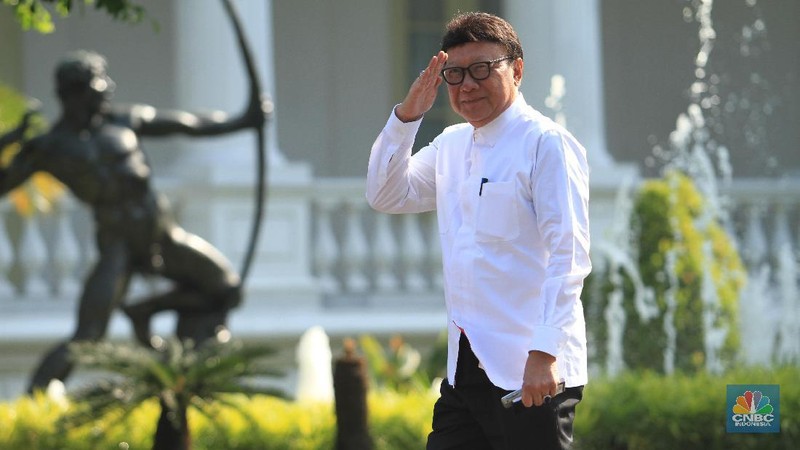 Tjahjo Kumolo. (CNBC Indonesia/Tri Susilo)