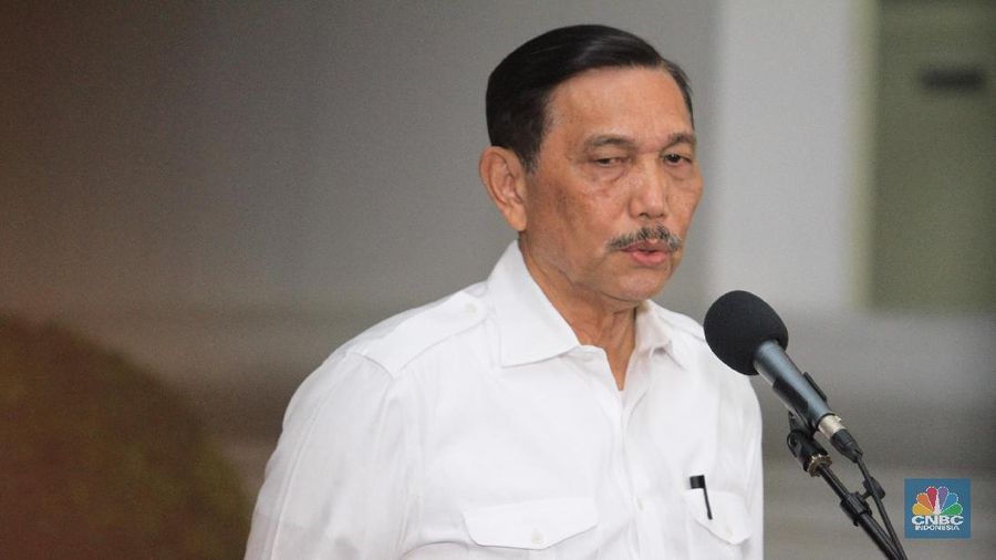 Luhut Binsar Pandjaitan,(CNBC Indonesia/Tri Susilo)