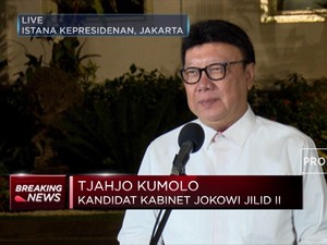 Tjahjo Kumolo Jadi Menteri Jokowi Lagi