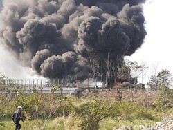 Kebakaran Dahsyat di Cimahi Akibat Pipa Pertamina Bocor