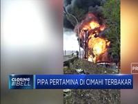 Kebakaran Hebat Pipa Pertamina Dekat Proyek Kereta Cepat
