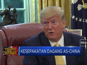 November, Trump Siap Teken Perjanjian Dengan China