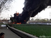 Pipa Terbakar di Cimahi, Pertamina Jamin Pasokan BBM Aman