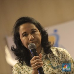 Menahan Tangis, Rini Soemarno Pamit di Kementerian BUMN