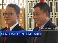 Sertijab, Ignasius Jonan Beri Selamat Ke Arifin Tasrif