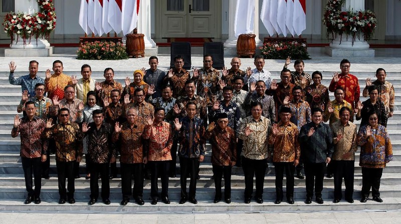 Foto sepekan pelantikan Menteri dan Wamen