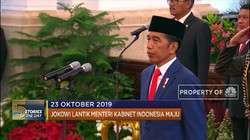 Jokowi Lantik Menteri Kabinet hingga Unjuk Rasa Chile