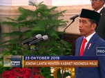 Jokowi Lantik Menteri Kabinet hingga Unjuk Rasa Chile