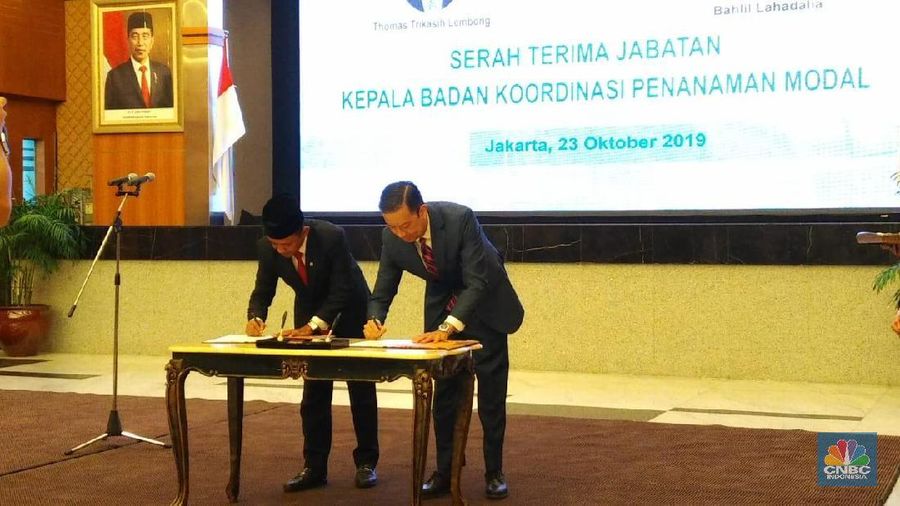 Bahlil Lahadalia resmi menjabat sebagai Kepala Badan Koordinasi Penanaman Modal (BKPM).