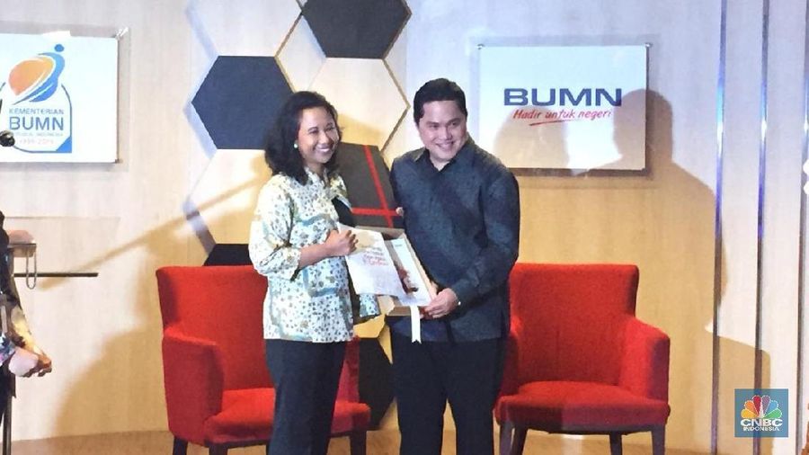 Pendiri Mahaka Group, Erick Thohir, resmi dilantik menjadi Menteri BUMN periode 2019-2024.