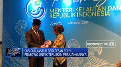 Serahkan Jabatan, Ini Pesan Susi Pudjiastuti ke Edhy Prabowo
