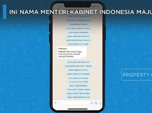 Ini Deretan Menteri Kabinet Indonesia Maju Jokowi-Ma'ruf