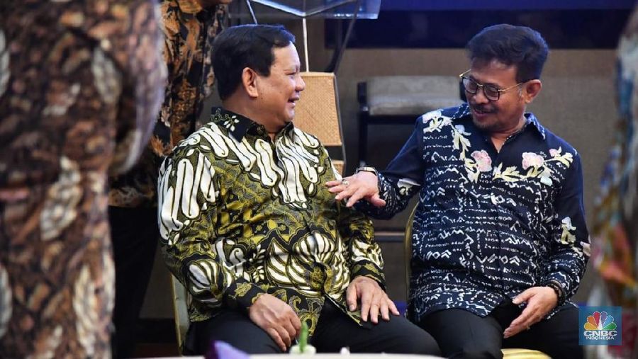 Ketum Partai Gerakan Indonesia Raya Prabowo Subianto dan Sri Mulyani Indrawati dipastikan resmi menjadi bagian dalam kabinet Jokowi