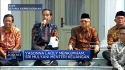 Jokowi Umumkan Susunan Kabinet Indonesia Maju 2019 - 2024
