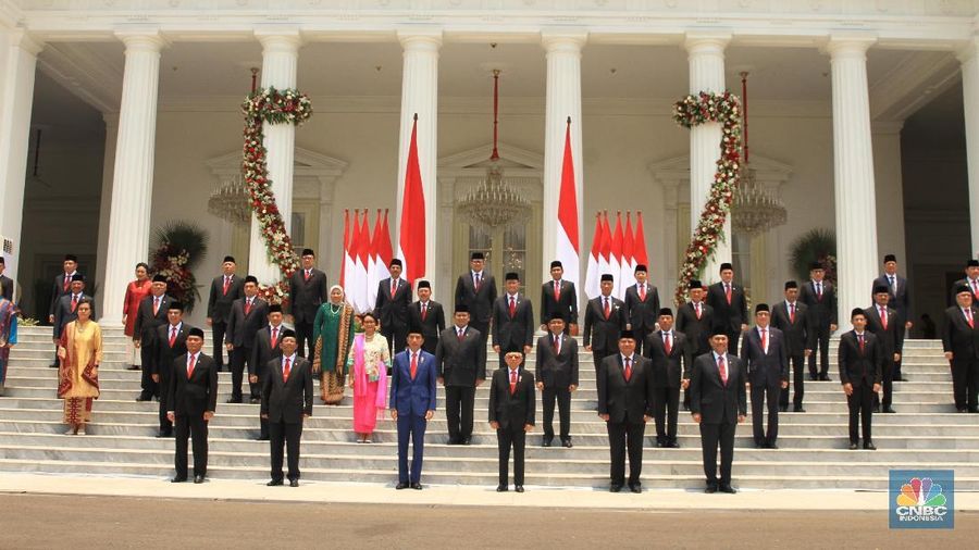 Kabinet Indonesia Maju Menteri Jokowi (CNBC Indonesia/Tri Susilo)