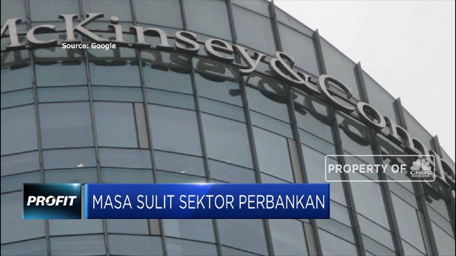 Hasil survei dari lembaga konsultan McKinsey & Co. menyatakan bahwa separuh dari bank-bank dunia sudah berada di posisi yang lemah.