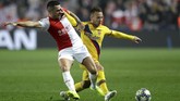 Slavia Praha sempat menyamakan kedudukan menjadi 1-1 berkat gol Jan Boril di menit ke-50. (AP Photo/Petr David Josek)