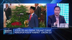 Ada Politisi & Profesional, Pasar Respon Baik Kabinet Jokowi