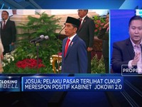 Ada Politisi & Profesional, Pasar Respon Baik Kabinet Jokowi