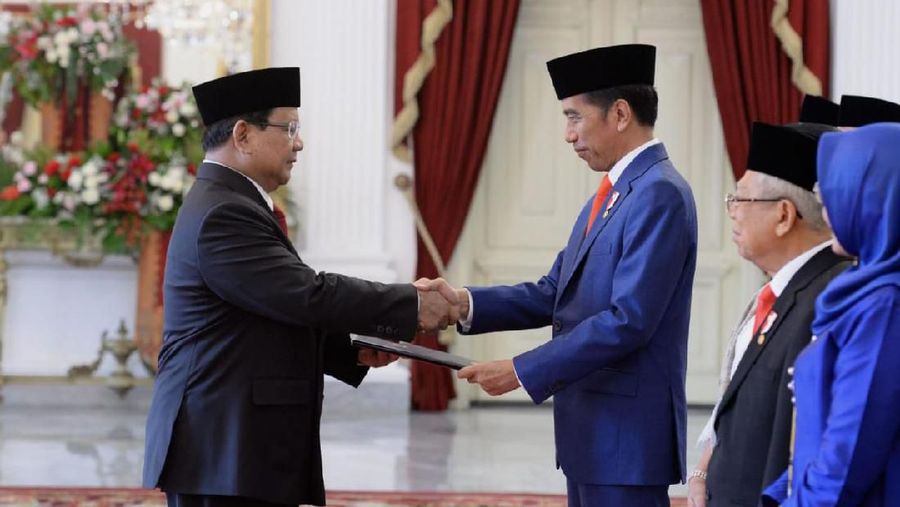 Menhan Prabowo Subianto (Kris - Biro Pers Sekretariat Presiden)