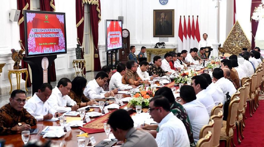 Foto sepekan pelantikan Menteri dan Wamen